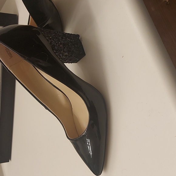 Black sparkly heels - Picture 2 of 4